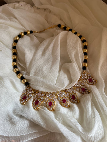 Manga stone bead necklace