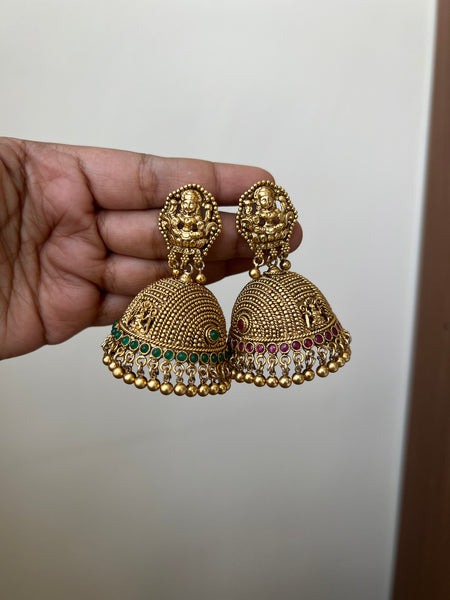 Antique Lakshmi Jhumkas