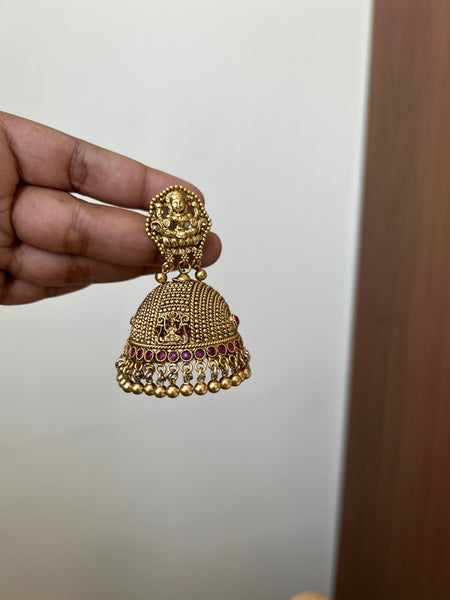 Antique Lakshmi Jhumkas