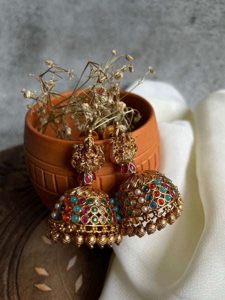 Lakshmi kemp jhumkas