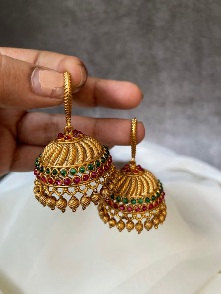 Jumbo kemp Hook jhumkas
