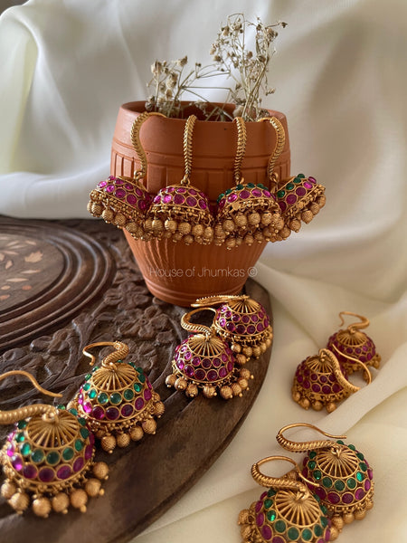 Traditional hook Jhumkas