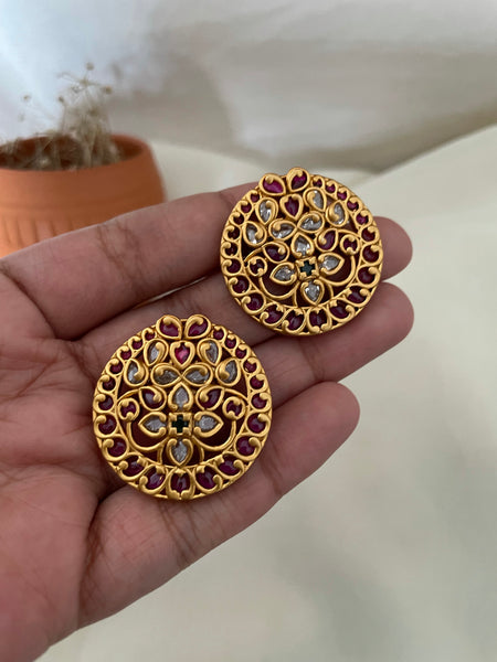 Pure kemp Jumbo studs