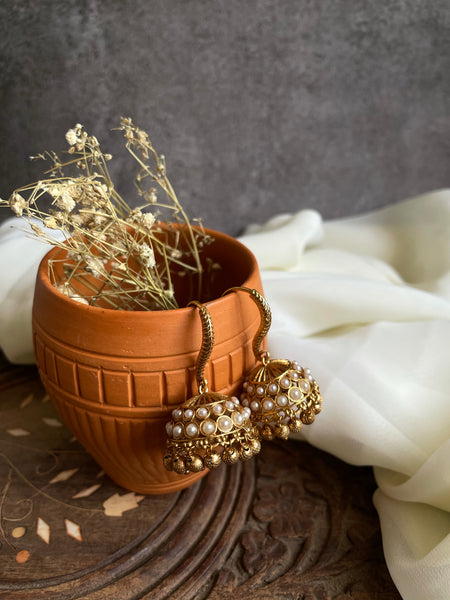 Traditional hook Jhumkas