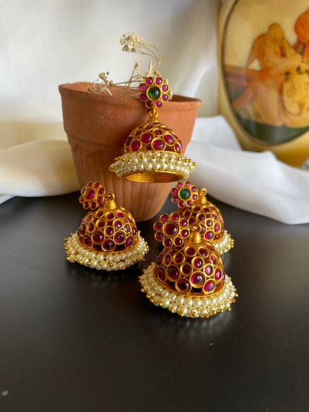 Vintage kemp jhumkas