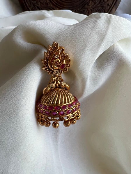 Peacock kemp Jhumkas