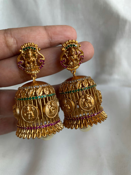 Lakshmi cutwork jhumkas