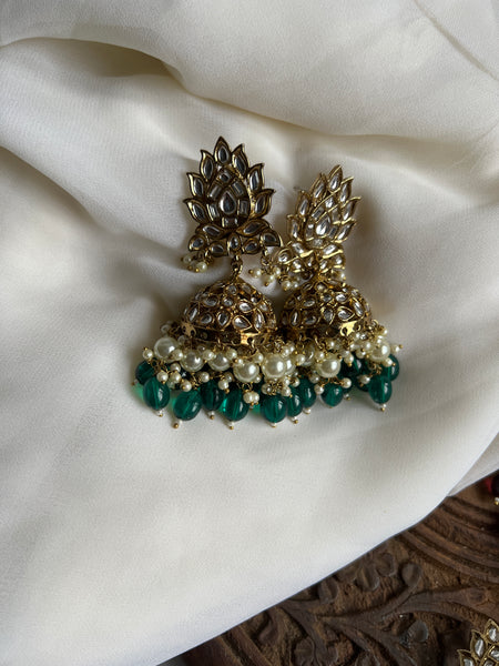 Polki look alike statement jhumkas