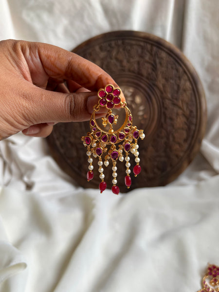 Kemp flower Chaandbalis with beadwork