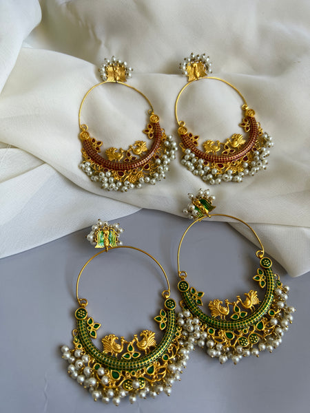 Enamel jumbo peacock Balis