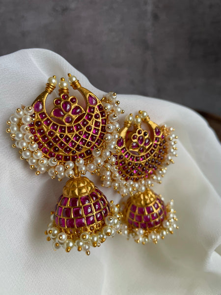 Kemp cluster Jhumkas (2 color options)