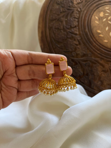 Budget cutwork Jhumkas