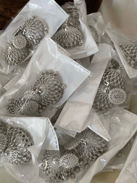 Golden cutwork Jhumkas ( 2 Colors)