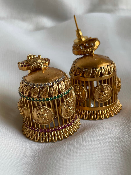 Lakshmi cutwork jhumkas