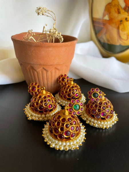 Vintage kemp jhumkas