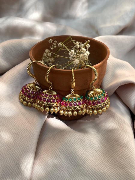 Traditional hook Jhumkas