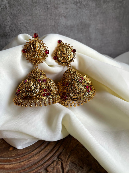 Jumbo Lakshmi jhumkas