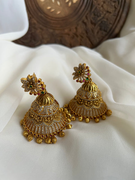 Jumbo cutwork ad Jhumkas