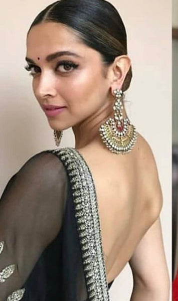 Deepika padukone inspired oversized Chaandbalis