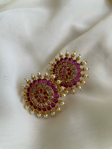 Jumbo Kemp chakra  studs