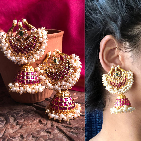 Kemp cluster Jhumkas (2 color options)