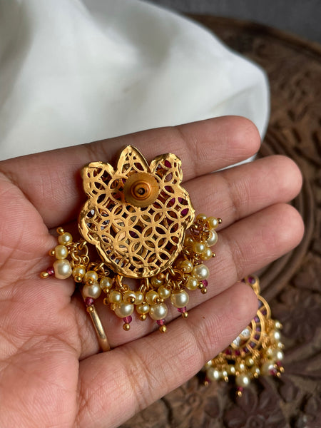 Kemp dual peacock studs