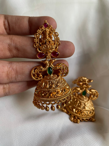Bridal Lakshmi kemp jhumkas