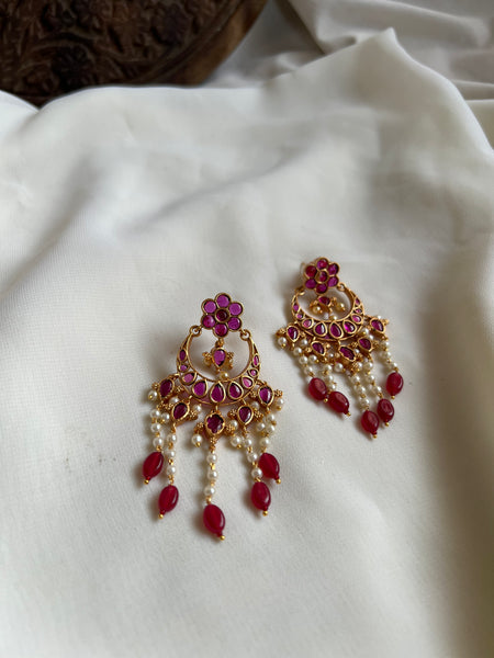 Kemp flower Chaandbalis with beadwork