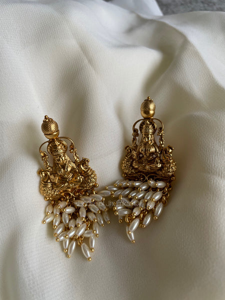 Lakshmi cluster drop studs