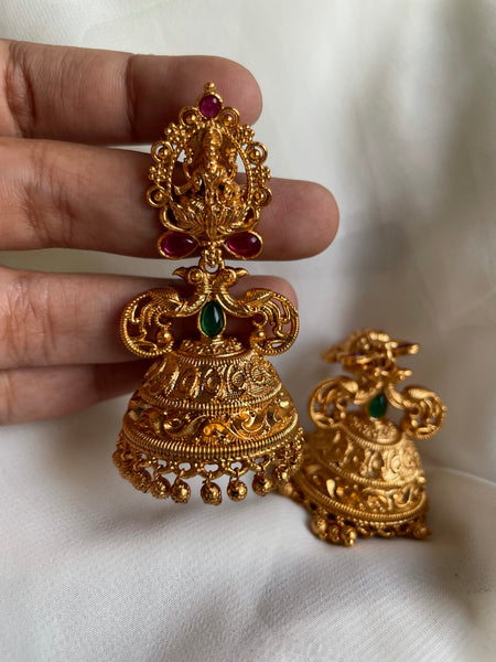 Bridal Lakshmi kemp jhumkas