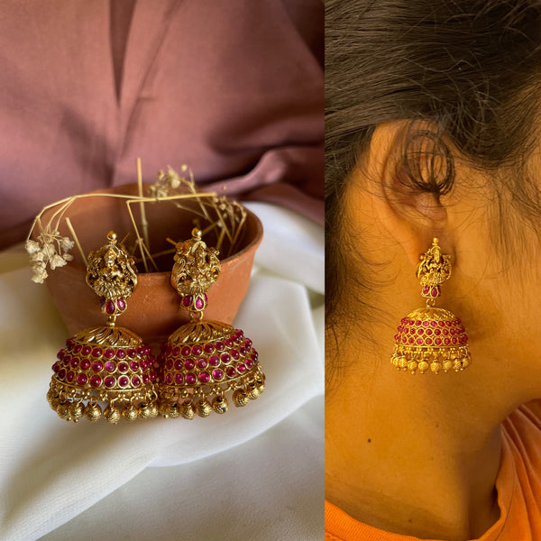 Lakshmi kemp jhumkas