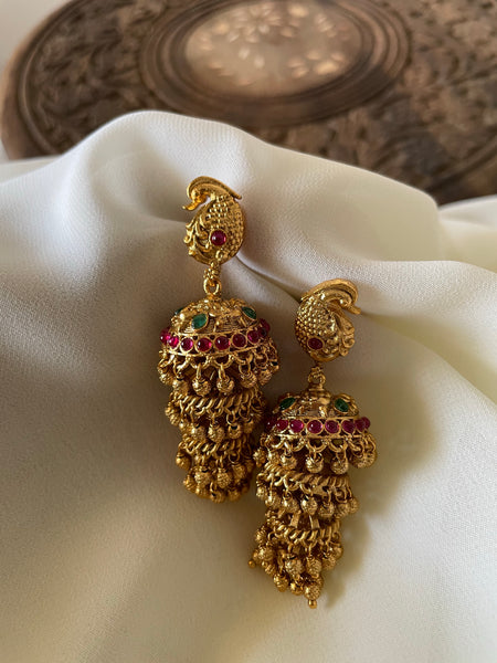 Vintage layered jhumkas - II