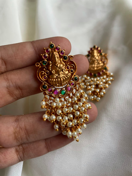 Jumbo Lakshmi cluster bead studs