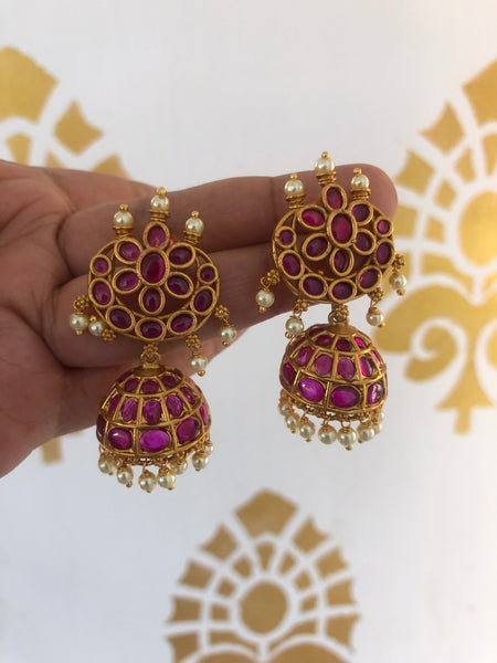 Radha kemp Jhumkas