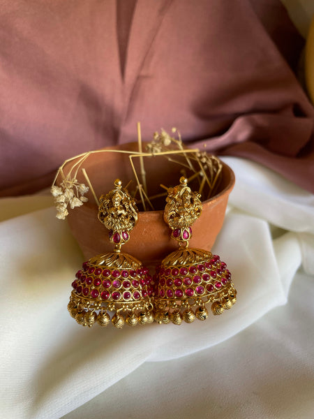 Lakshmi kemp jhumkas