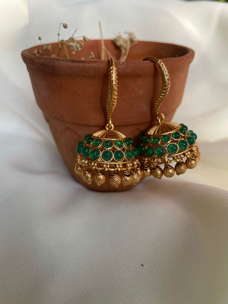 Traditional hook Jhumkas