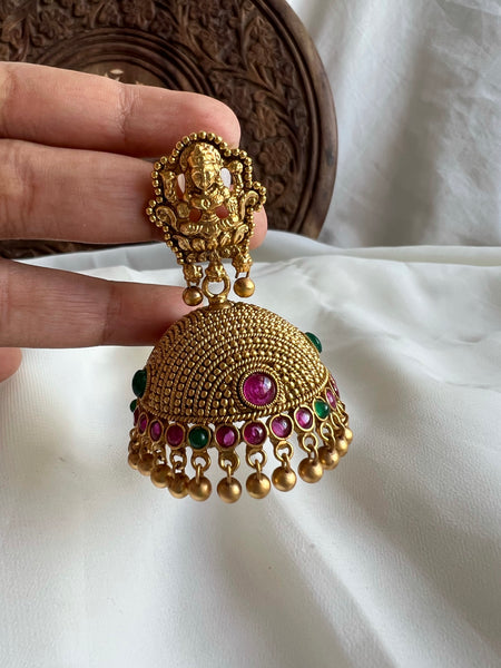 Antique Lakshmi Jhumkas