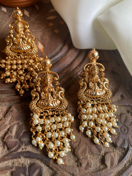 Lakshmi cluster drop studs