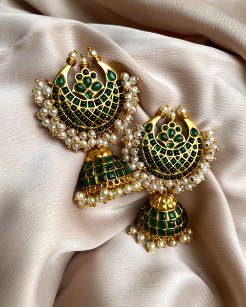 Kemp cluster Jhumkas (2 color options)