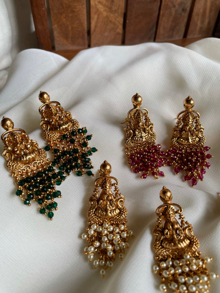 Lakshmi cluster drop studs