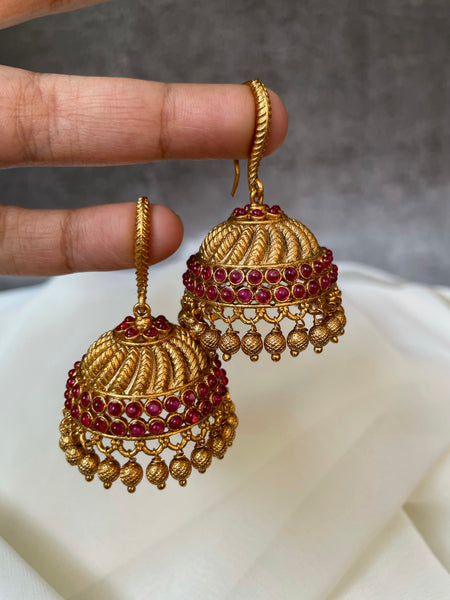 Jumbo kemp Hook jhumkas