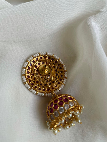 Kemp chakra studs and Jhumkas