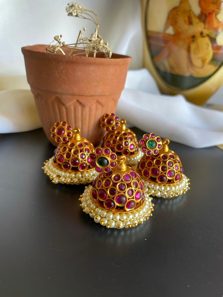 Vintage kemp jhumkas