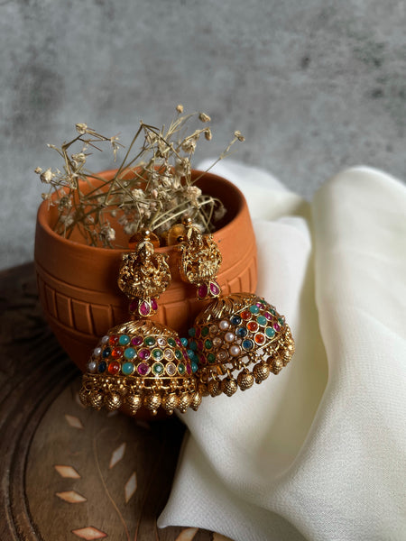 Lakshmi kemp jhumkas