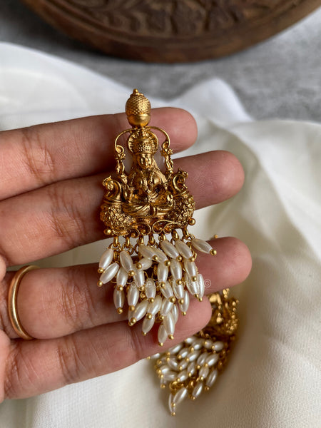 Lakshmi cluster drop studs