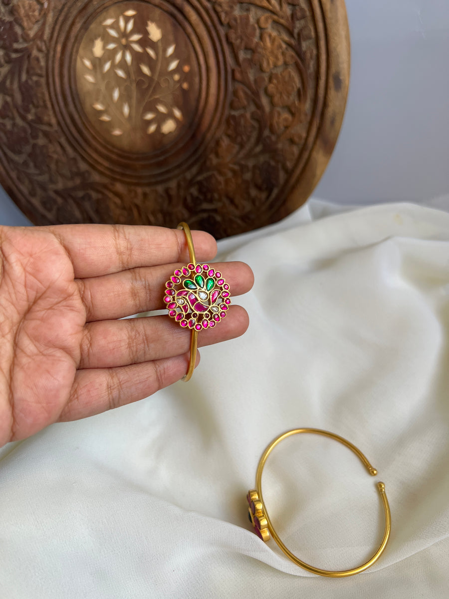 Kundan And Stone Heavy Kada main image 0