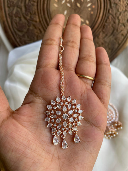 Jumbo AD stone Chaandbalis with Tika