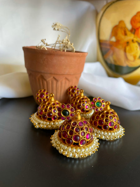 Vintage kemp jhumkas