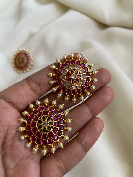 Jumbo Kemp chakra  studs