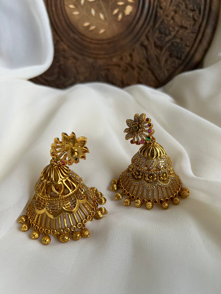 Jumbo cutwork ad Jhumkas